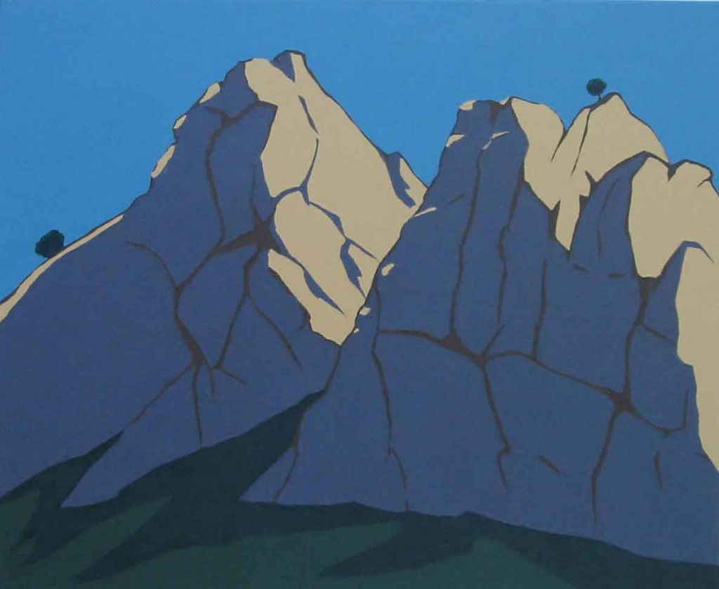 Berge bei St. Pantaleo 2003 90 x 110 cm 4.200 €