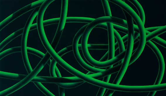 Kitzinger A4 13 70 x 120 cm. Öl auf Aluminium 2013