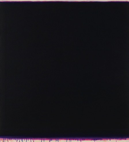 Deep Blue Magenta 2013 Öl auf Leinwand 100 x 91 cm