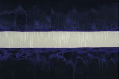 Space Violet 2012 13 Öl und Acryl auf Leinwand 101 x 152 cm