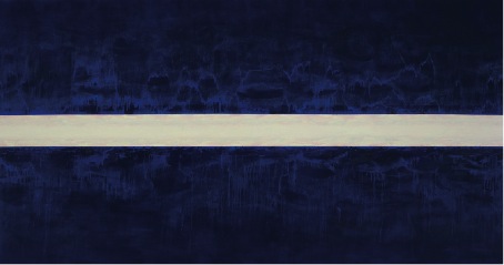 Space white 2013 Öl und Acryl auf Leinwand 142 x 274 cm
