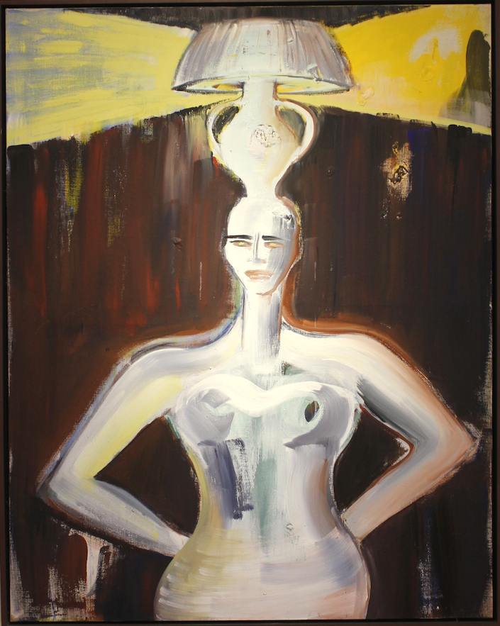 Elvira Bach: Erleuchtet, Acryl auf Leinwand, 165 x 130 cm