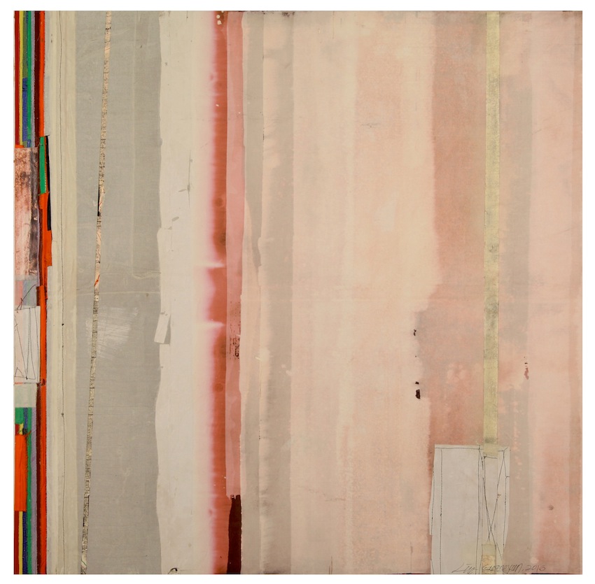 LIU GUANGYUN: Original color, 2017, mixed media, 140 x 140 cm