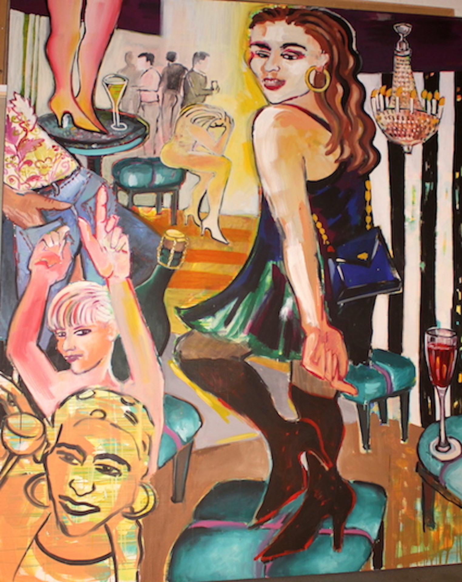 Elvira Bach, Aniko, 2008, 230 x 190 cm