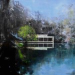 Haus am See 2017 H 140 x B 170 cm oil on canvas Kopie