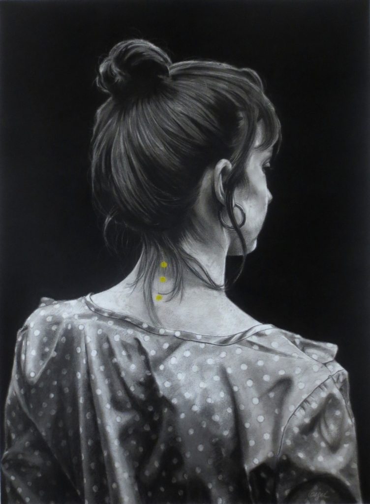 Loisel 2019 Helen K charcoal on paper 60x80cm