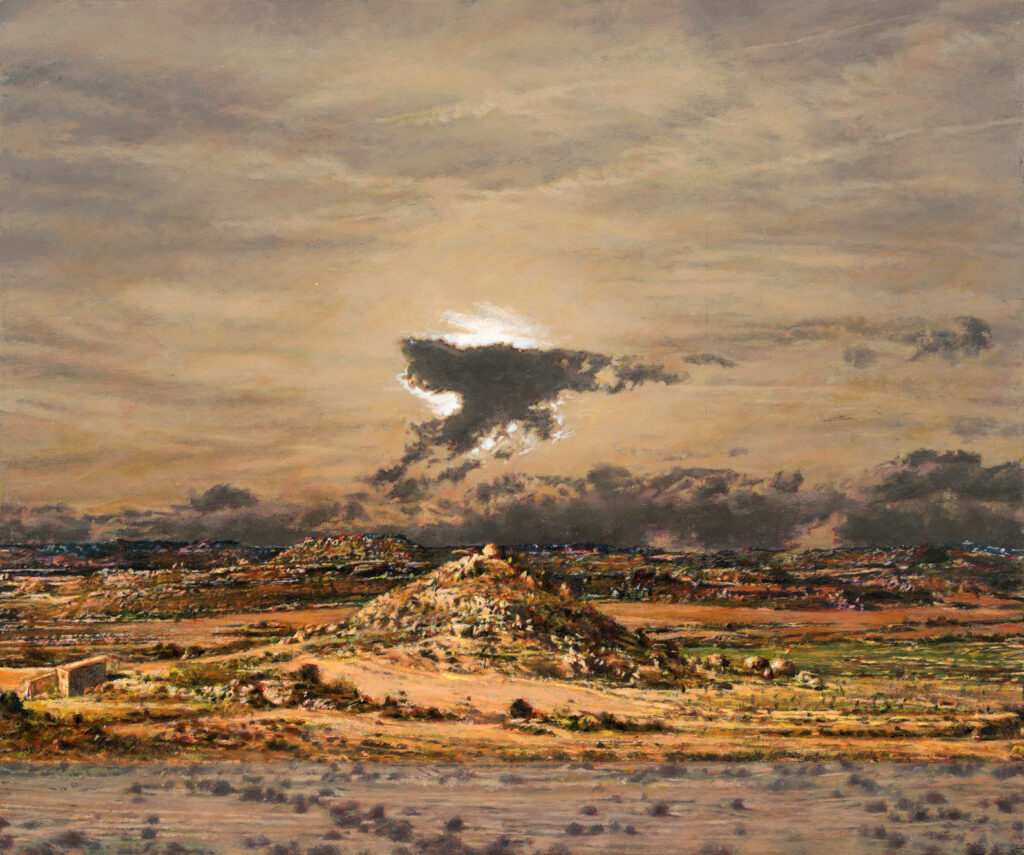 Heike Negenborn Skyscape 7 2013 Acrylic on canvas 105 x 125 cm