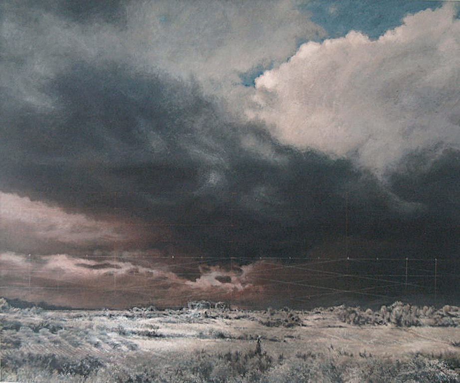 Heike Negenborn, Skyscape 8, 2013, Acrylic on canvas, 105 x 125 cm Kopie