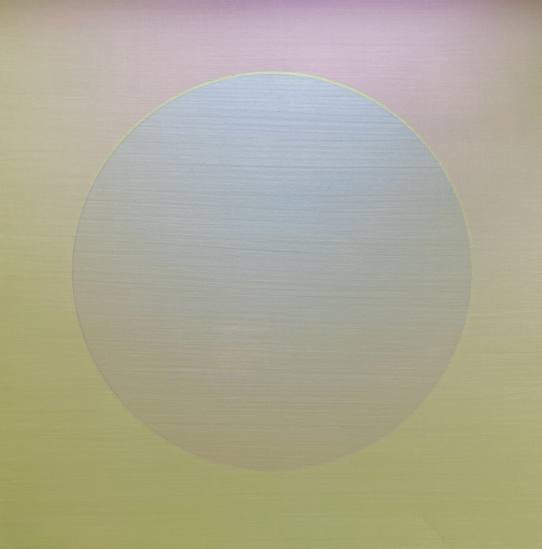 SHINGO FRANCIS - Pale Blue in Violet, 2022, Oil on Canvas, 41x41x2cm