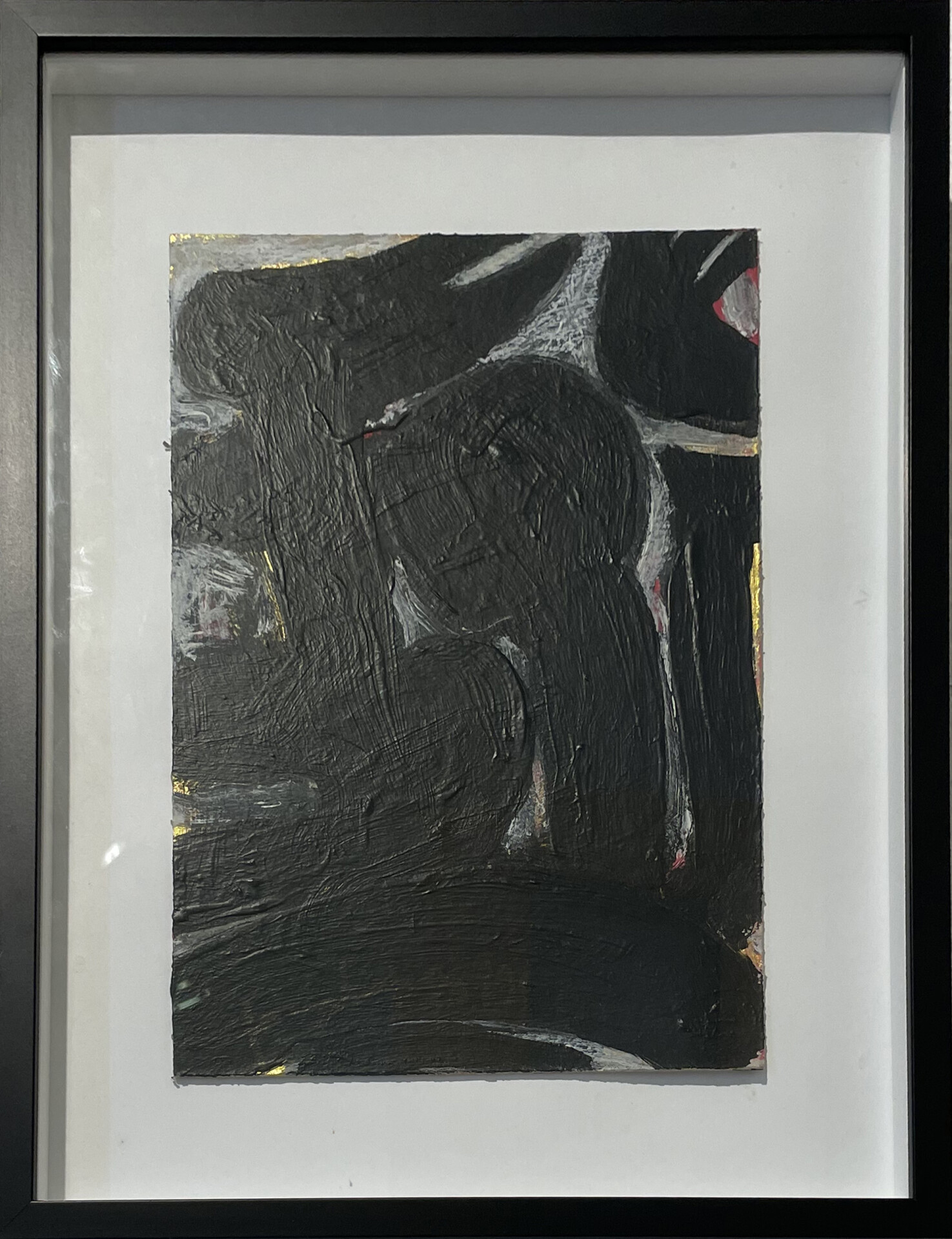 HANS-HENDRIK GRIMMLING - oT, 2019, Acryl auf Pappe, 25x15cm