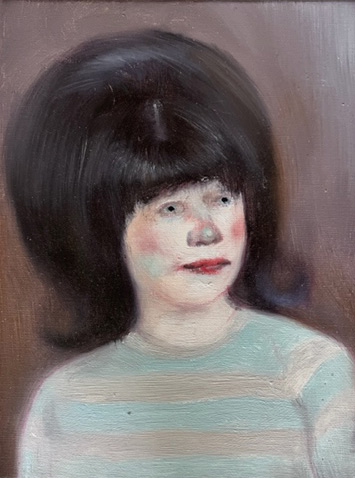 SIMONE HAACK - Woman, 2020, Öl auf Leinwand,20 x 15 cm