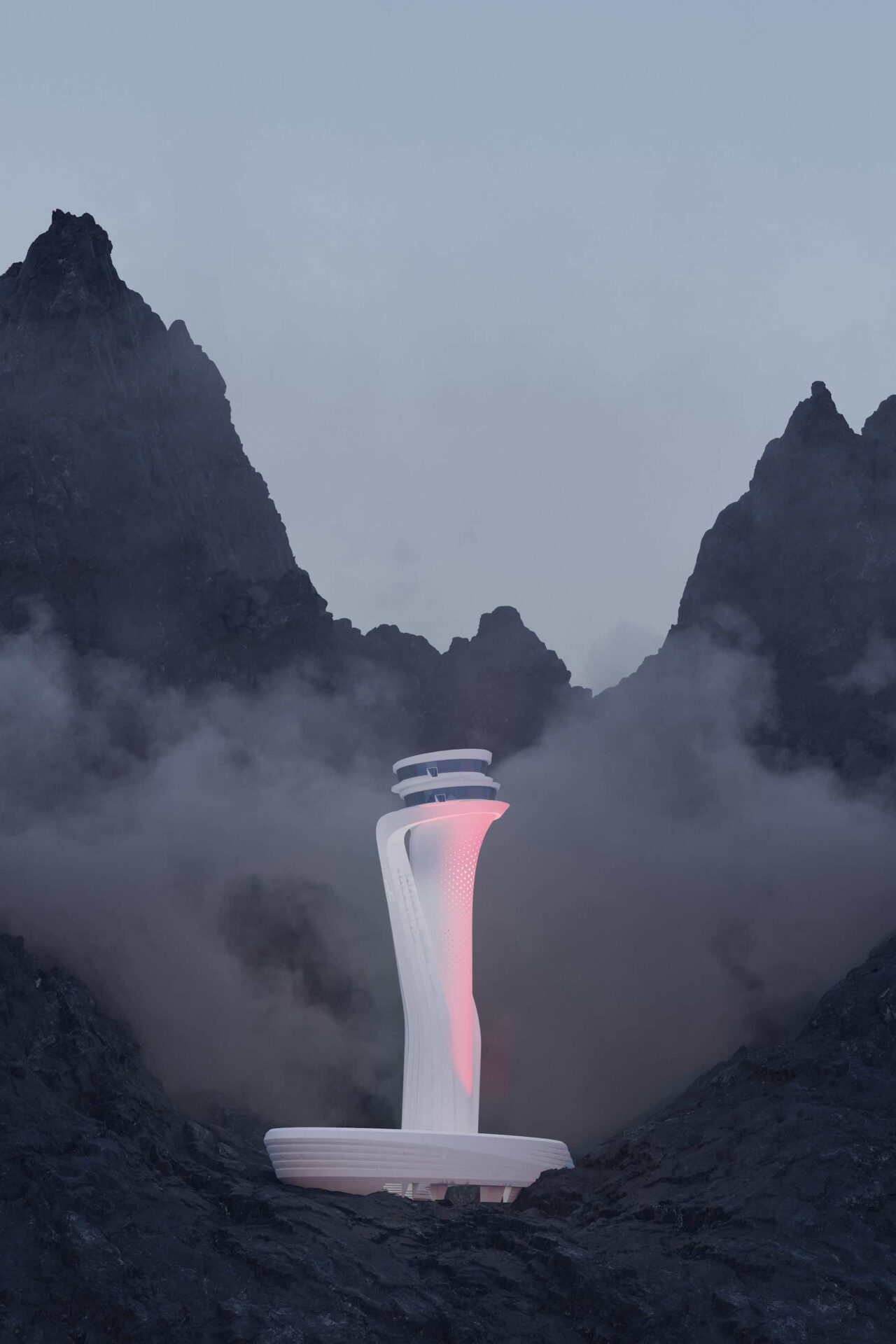 VIKTOR BRIM - the tower, 2022, Digitaldruck auf Aludibond, 150 x 100 cm