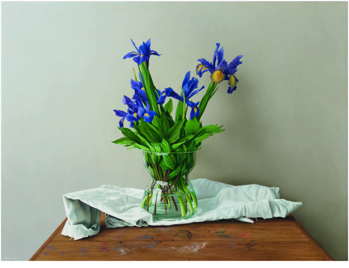 JAN-PETER TRIPP_Les fleurs du mal_Acryl auf MDF_ 60 x 80 cm _2022