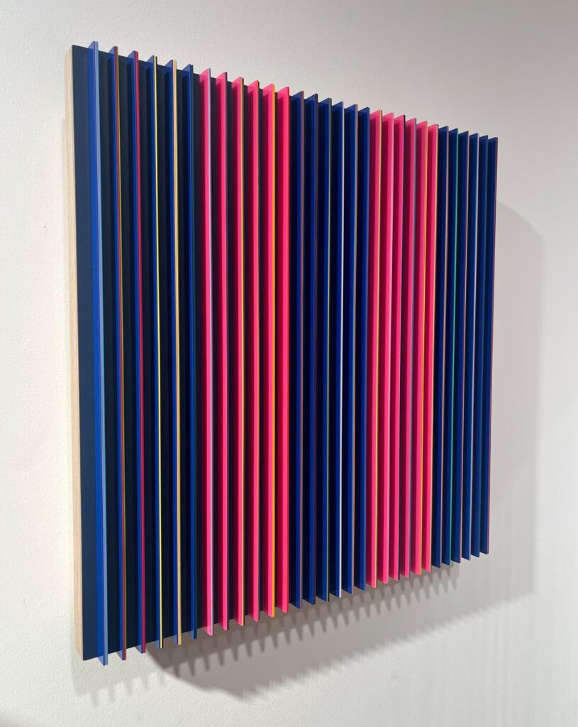 JUeRGEN PAAS Jukebox 309 2024 PVC auf Multiplex 41 x 41 cm