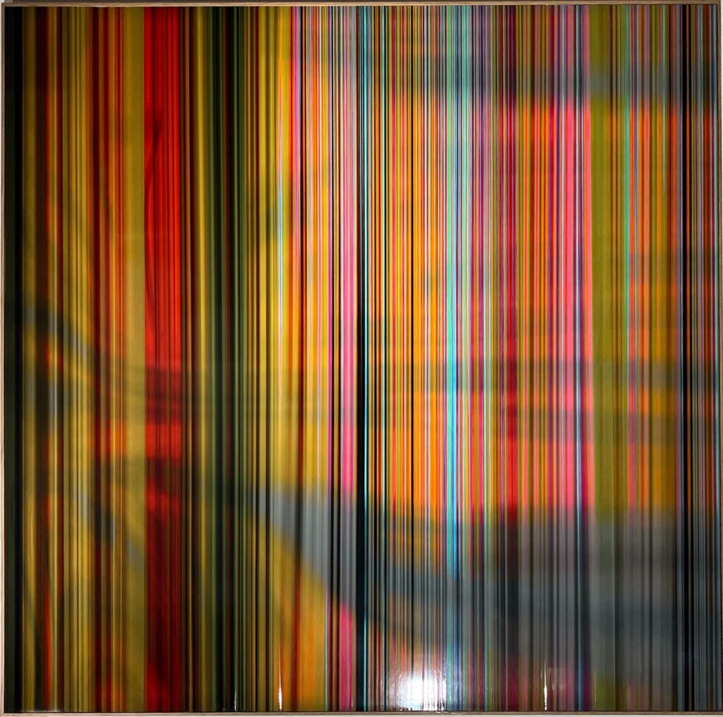 MARTINA ZIEGLER Nature under construction No 09 links 2025 Lack auf Pigment Aludibond 809 x 809 cmjpg