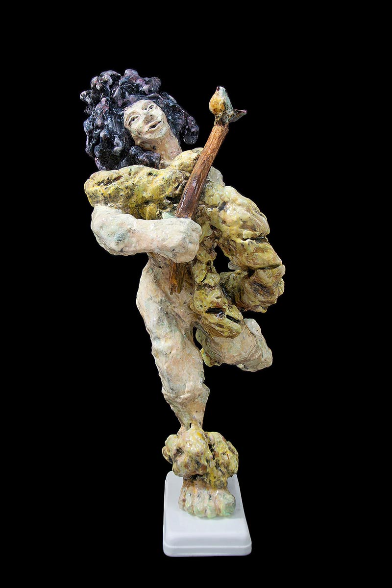 Diana   2024    PU, Bitumen, Ton, Epoxid, Pigmente    84 x 38 x 40