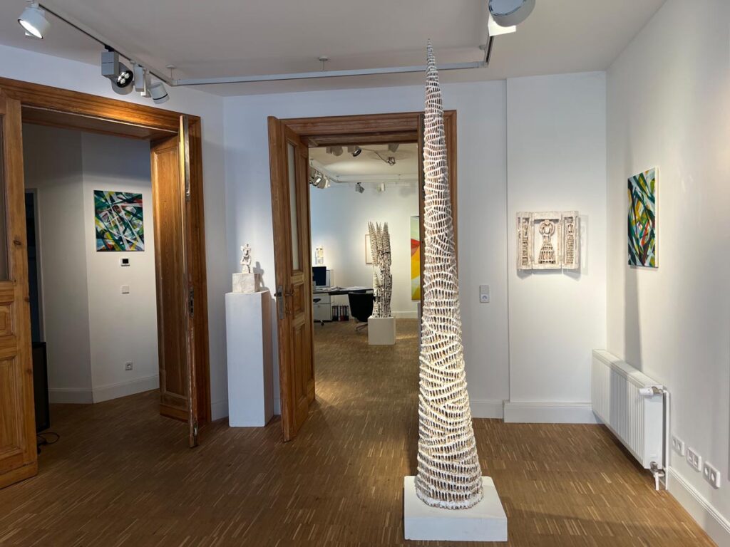03 Ausstellungsansicht in the flow SUSANNE ACKERMANN KLAUS HACK SCHMALFUSS BERLIN