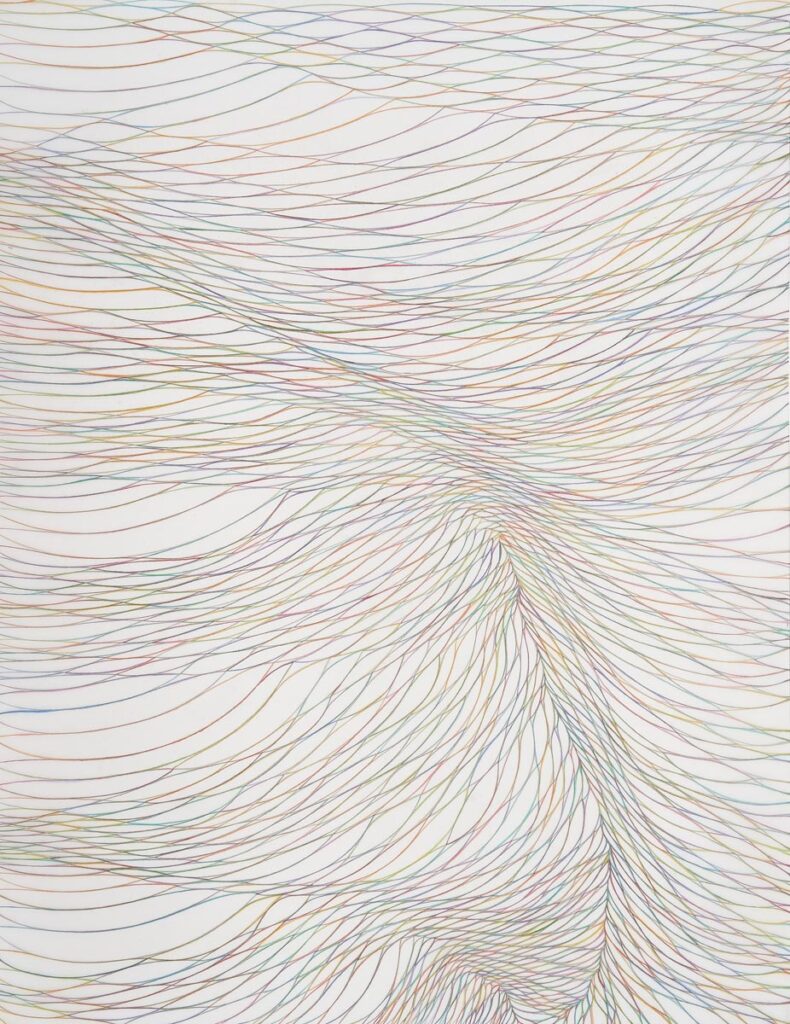 SUSANNE ACKERMANN o. T. 01 Polychromos auf Zeichenfolie 2022 90 x 70 cm