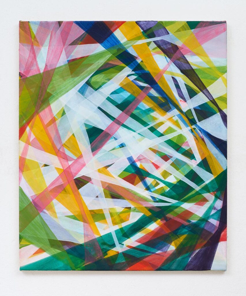 SUSANNE ACKERMANN o. T. 05 2026 Acryl auf Nessel 60 x 50 cm