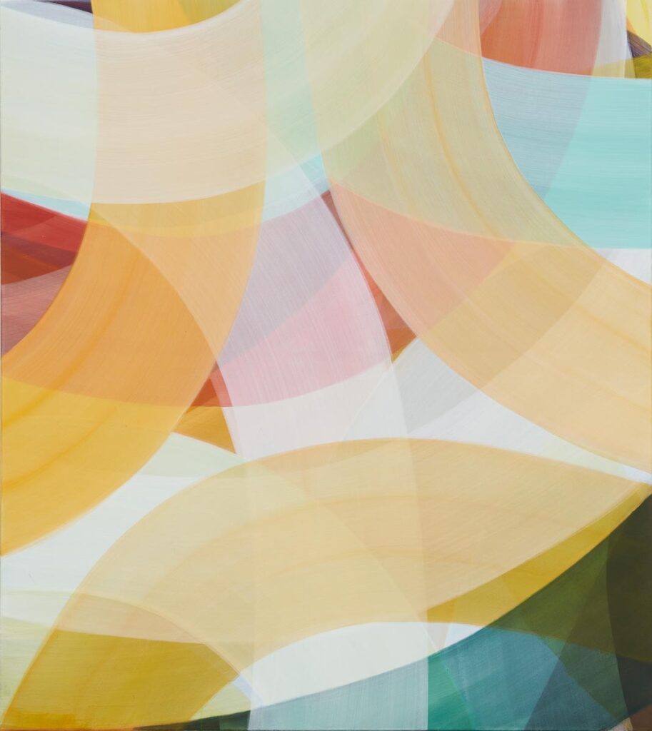 SUSANNE ACKERMANN o. T. 09 Acryl auf Nessel 2024 180 x 160 cm
