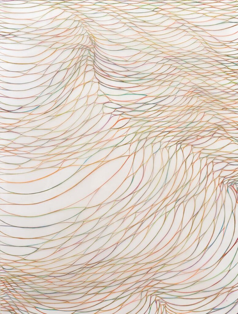SUSANNE ACKERMANN o. T. 11 2021 Polychromos auf Zeichenfolie 90 x 68 cm