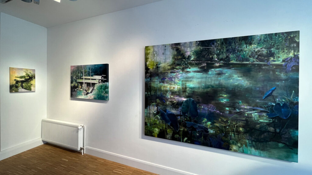 Ausstellungsansicht CAROLA SCHAPALs Open Grounds 08