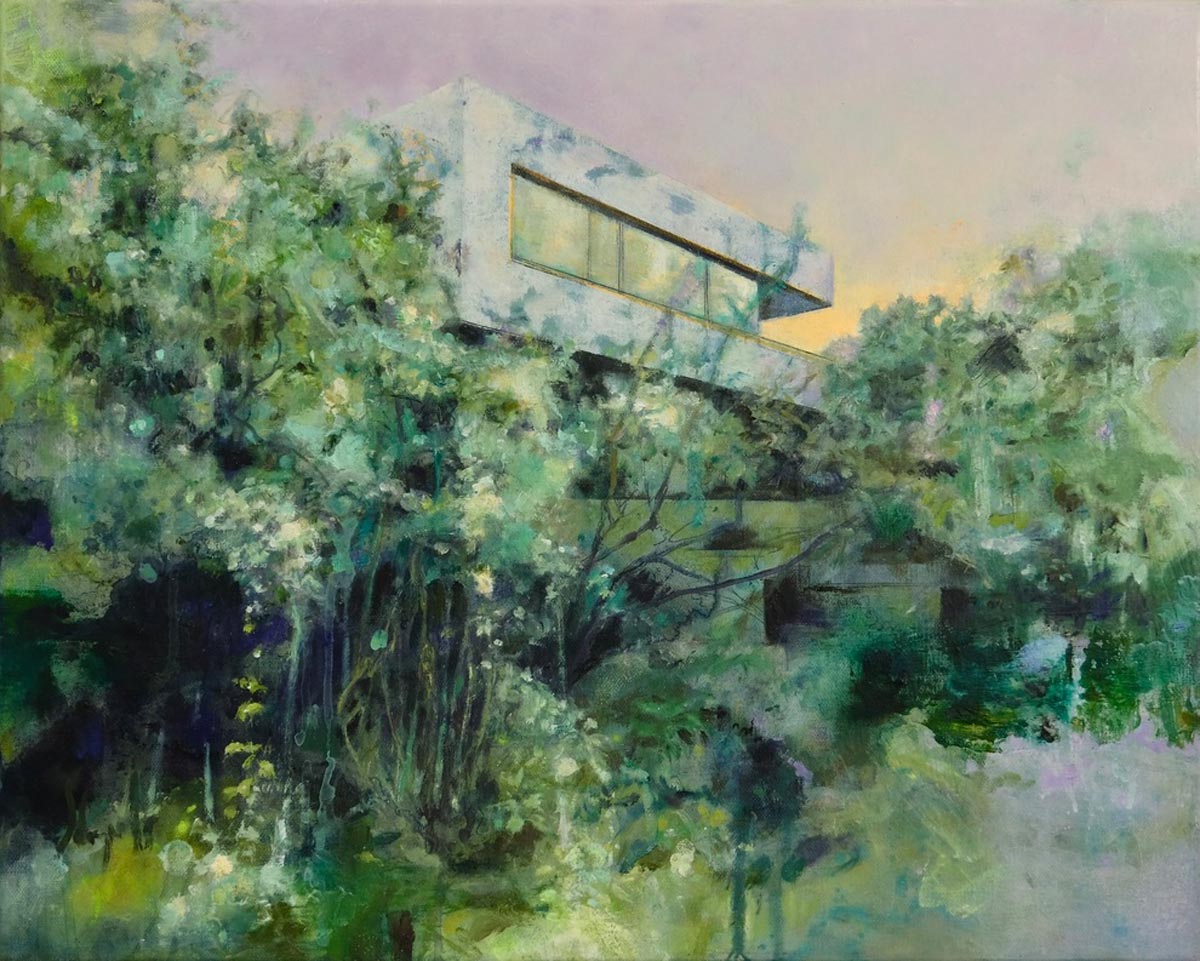 CAROLA SCHAPALS Grow plants grow 2026 Oel Leinwand 40 x 50 cm